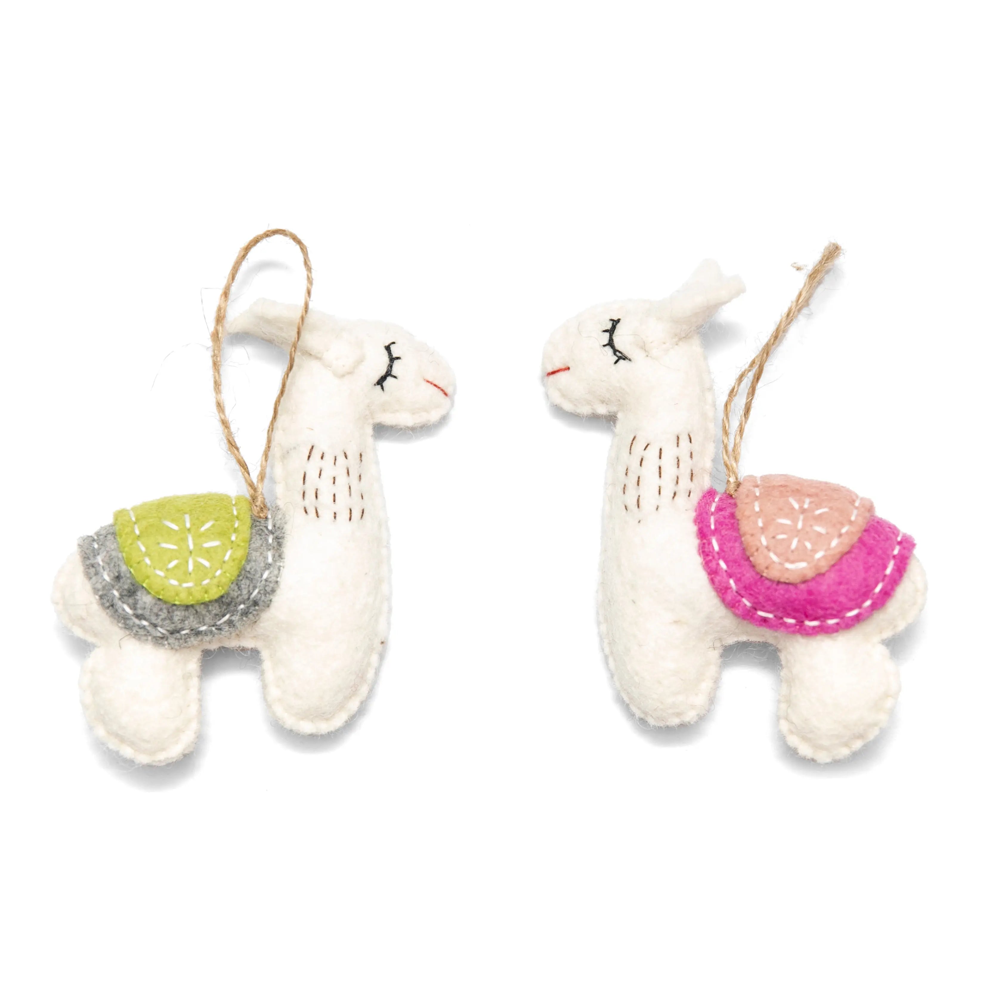 Handcrafted Llama Felt Toy: Pure Delight - Best HimalayaBest Himalaya