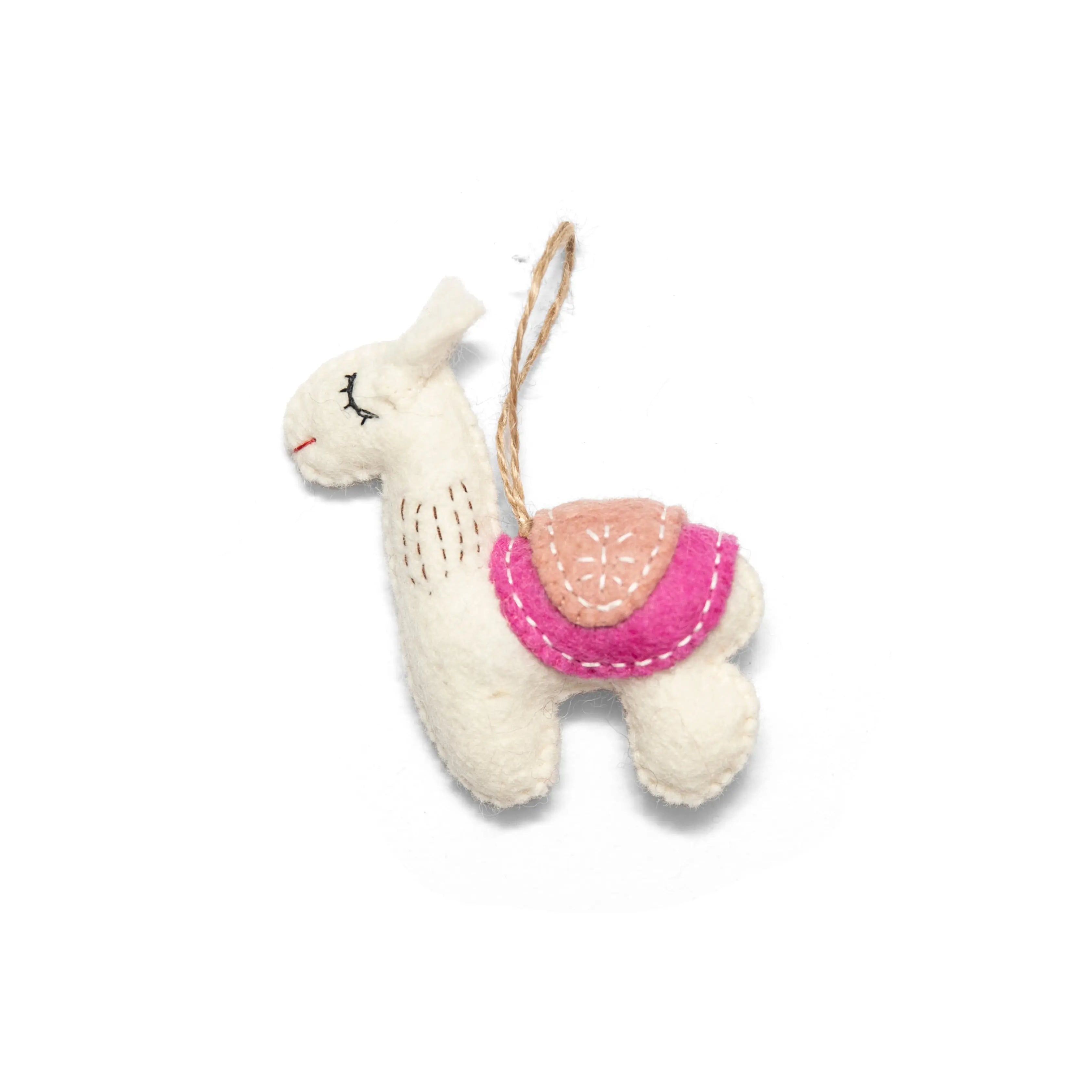 Handcrafted Llama Felt Toy: Pure Delight - Best HimalayaBest Himalaya