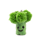 Handmade Felt Broccoli Keyring – Cute Vegetable Keychain – Fun Gift or Bag Charm Best Himalaya