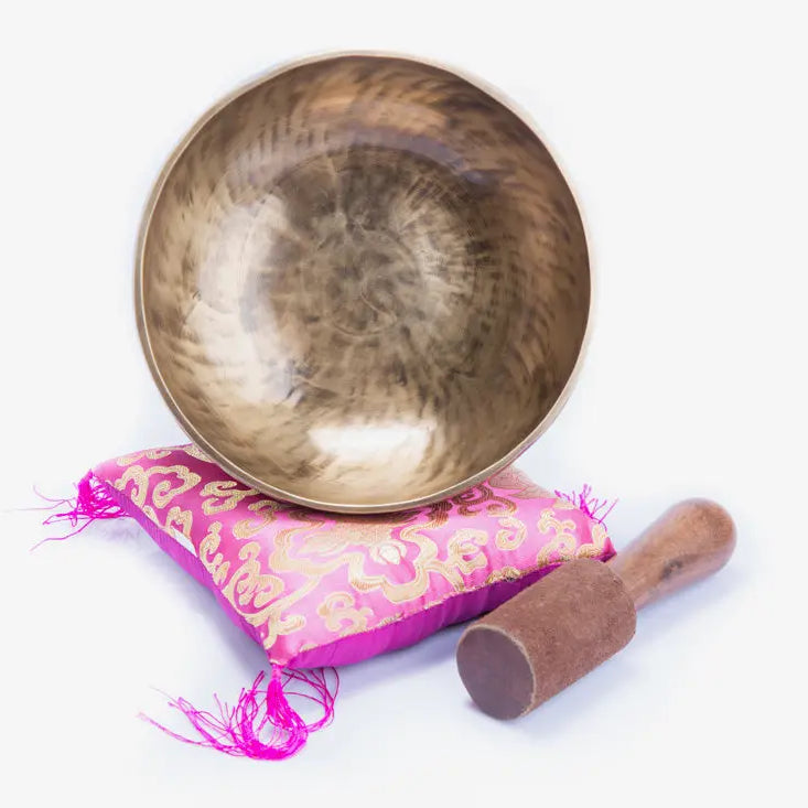 Handmade Tibetan Singing Bowl for Meditation - Full Moon Singing Bowl For Relaxation And Sound Therapy - Best HimalayaBest Himalaya