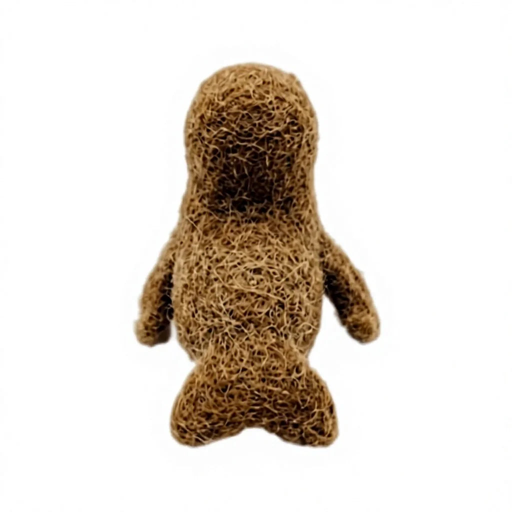 Felt Wool Baby Seal Figurine Ornament – view 4