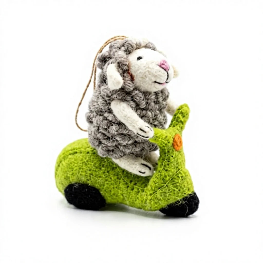 Felt Wool Sheep Ornament Small Cartoon Animal Decor – view 3