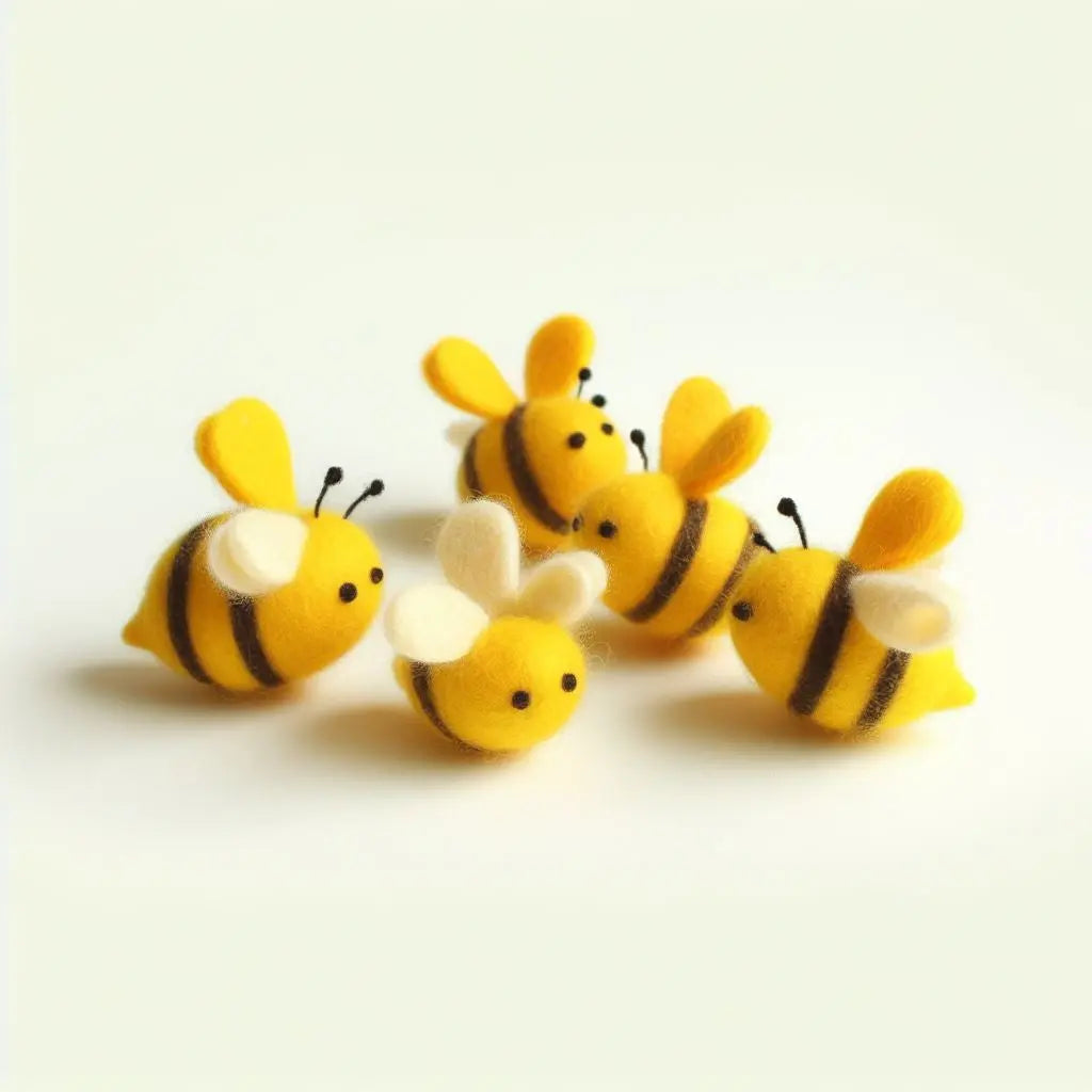 Honey Buzz Felt Bee Stuffed Dolls Best Himalaya