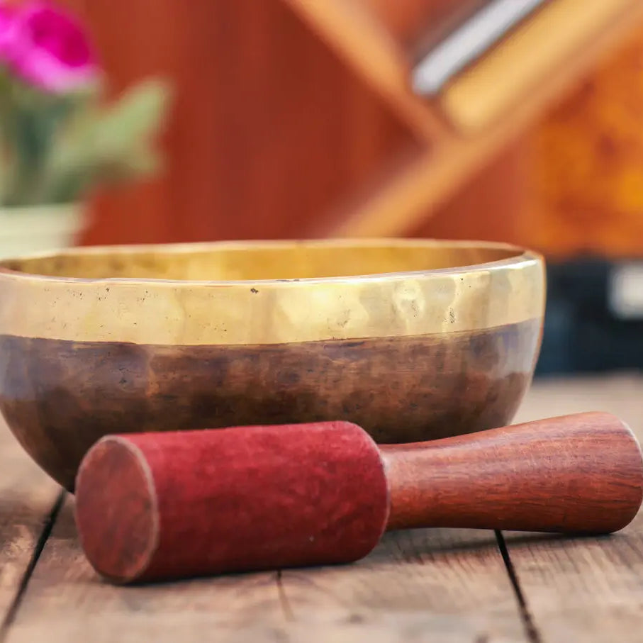 Jambati 7 metal Carved Tibetan Singing Bowl - Best Himalaya