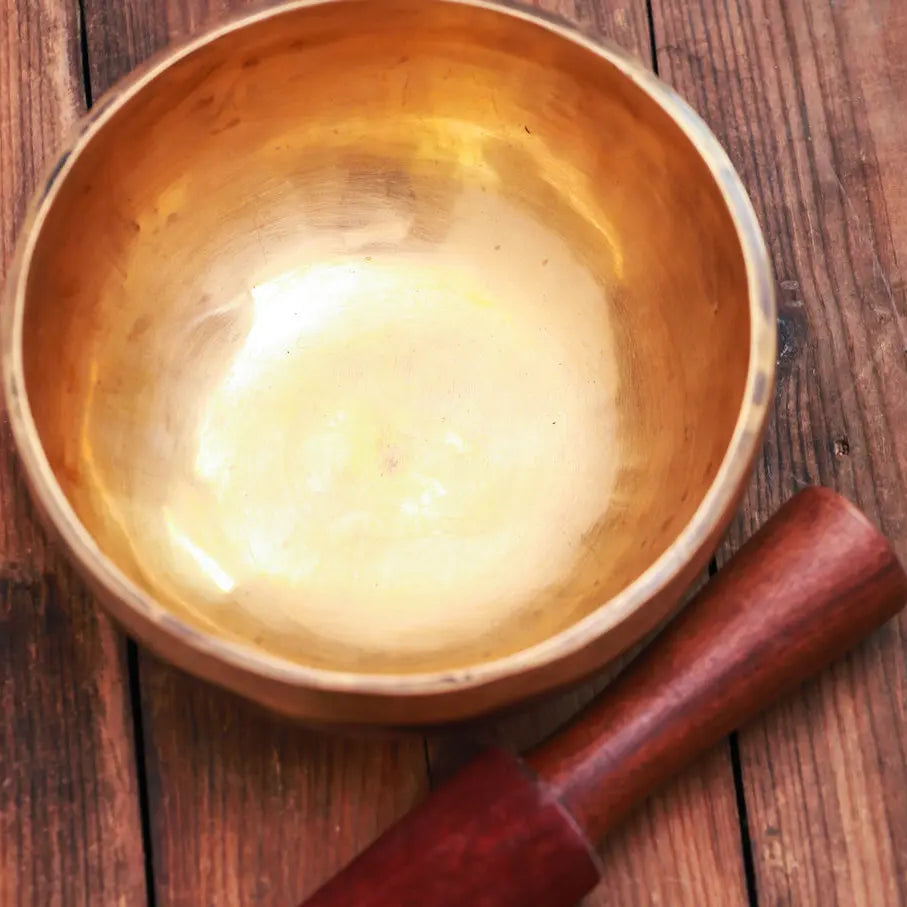 Jambati 7 metal Carved Tibetan Singing Bowl - Best Himalaya