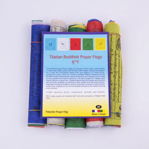 Large size Tibetan Buddhist Prayer Flag Set - Best HimalayaBest Himalaya