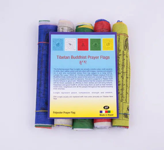 Large size Tibetan Buddhist Prayer Flag Set - Best HimalayaBest Himalaya
