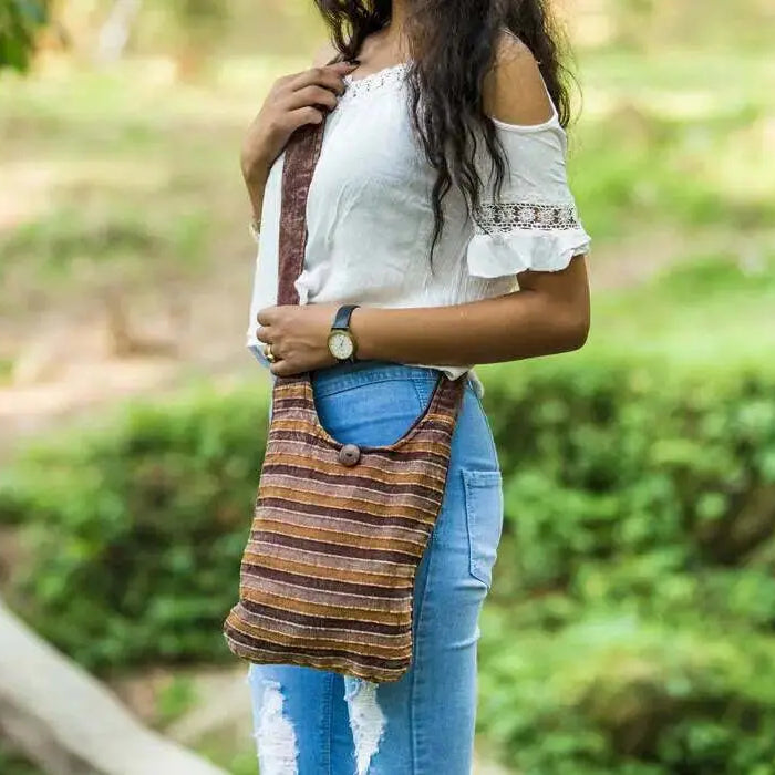 Light Blue stylish cross body bag boho women Best Himalaya