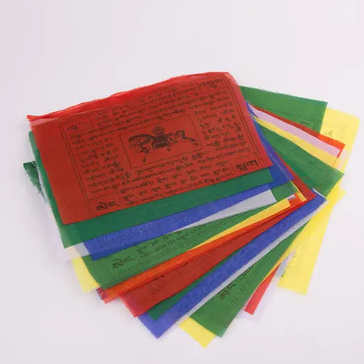 Lungta Tibetan High Quality polyster Prayer Flag set - Best HimalayaBest Himalaya