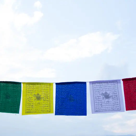 Lungta Tibetan High Quality polyster Prayer Flag set - Best HimalayaBest Himalaya