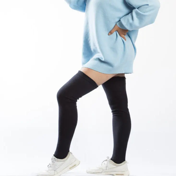 Luxurious Pashmina Black Socks - Best HimalayaBest Himalaya