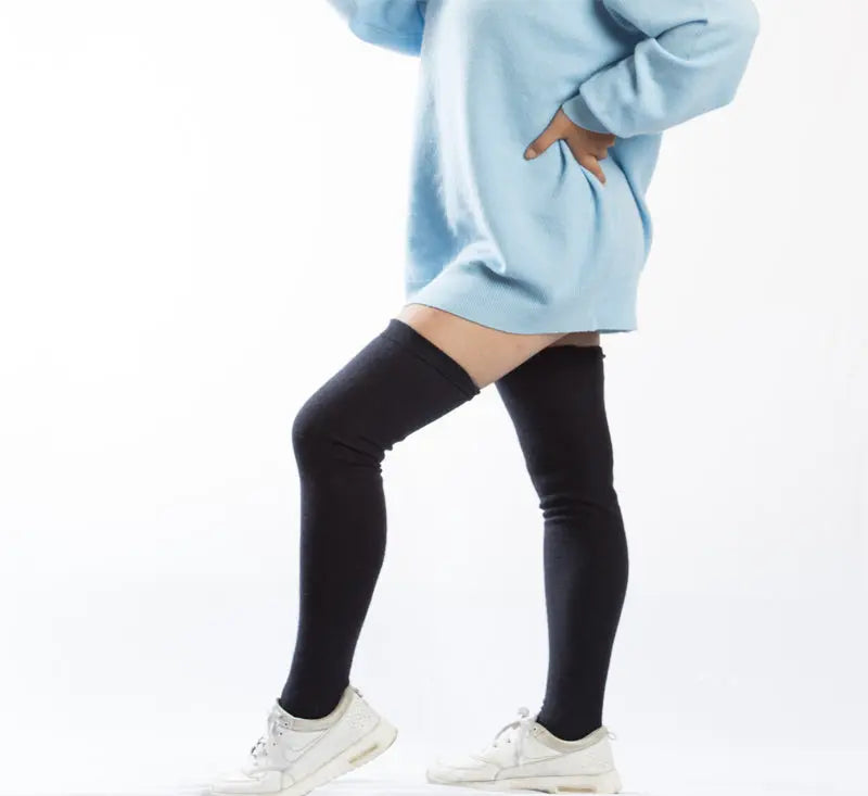 Luxurious Pashmina Black Socks - Best HimalayaBest Himalaya