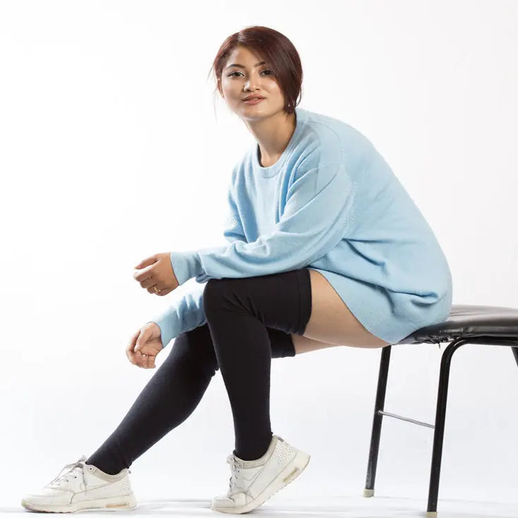 Luxurious Pashmina Black Socks - Best HimalayaBest Himalaya