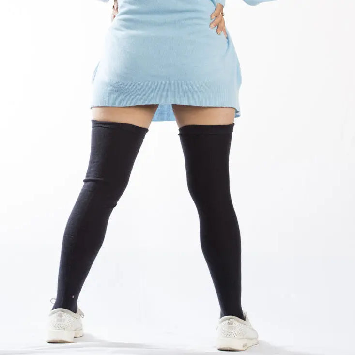 Luxurious Pashmina Black Socks - Best HimalayaBest Himalaya