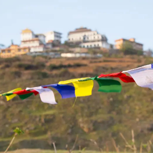 Medium Size Windhorse Tibetan Prayer Flag Set - Best HimalayaBest Himalaya