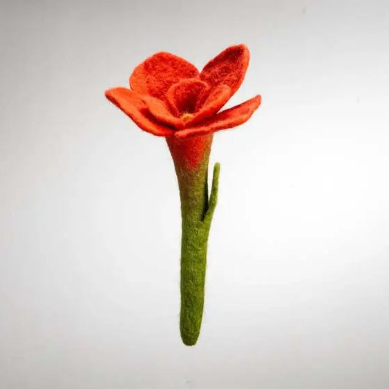 Multi-color Felt Flowers Made In Nepal Best Himalaya