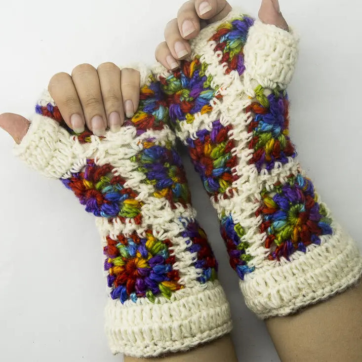 Multicolor Woolen Hand Warmer: Stay Cozy and Stylish in Winter - Best HimalayaBest Himalaya