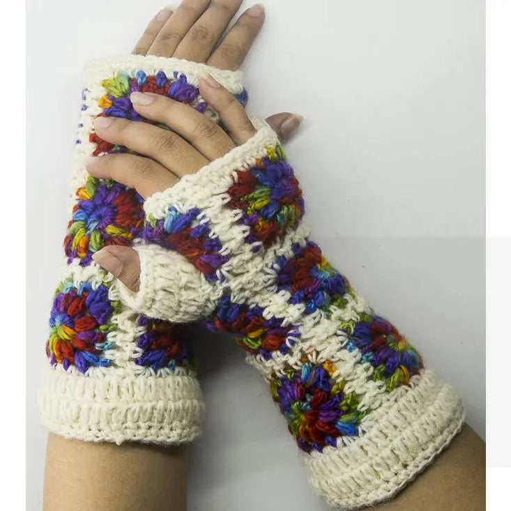 Multicolor Woolen Hand Warmer: Stay Cozy and Stylish in Winter - Best HimalayaBest Himalaya