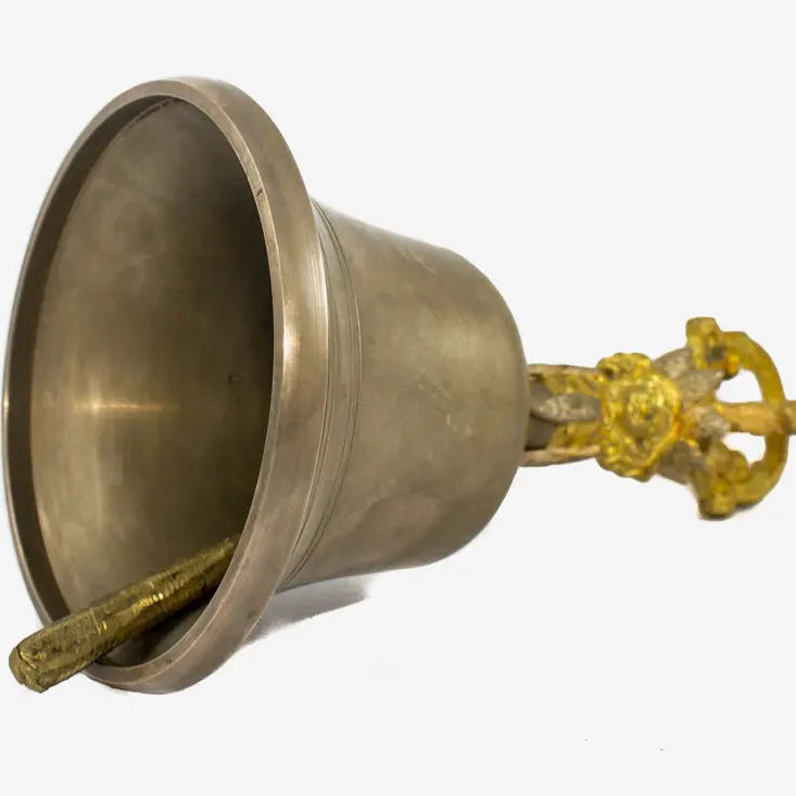 Nepal Anique plain Tibetan bell and dorje set - Best HimalayaBest Himalaya