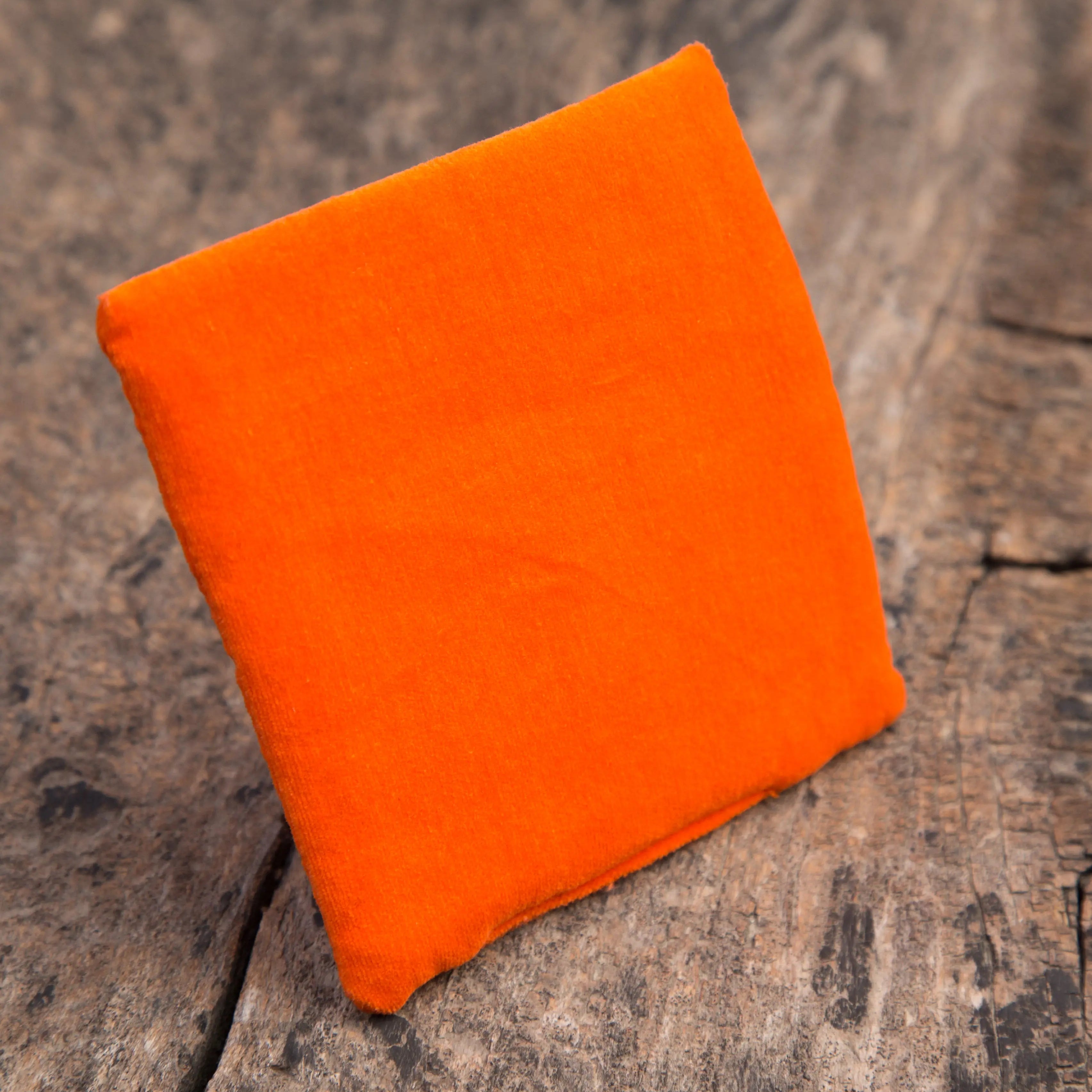 Orange Square Shape Singing Bowl Cushion - Best HimalayaBest Himalaya