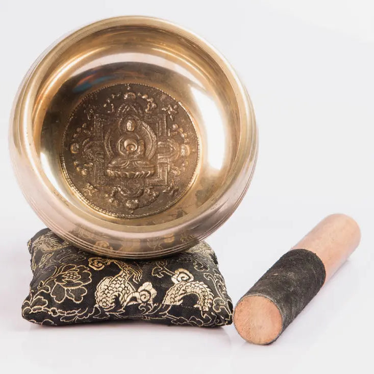 Plain Tibetan Singing Bowl High Quality Buddha Statue Crafted - Best HimalayaBest Himalaya