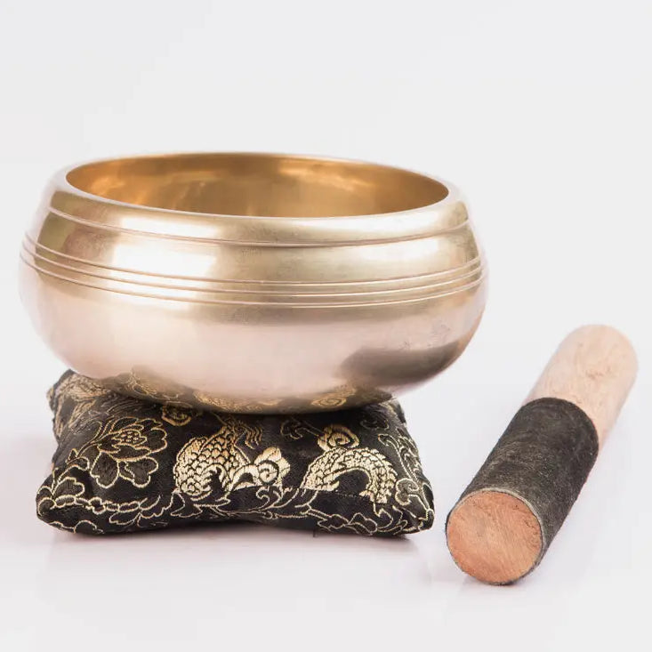 Plain Tibetan Singing Bowl High Quality Buddha Statue Crafted - Best HimalayaBest Himalaya