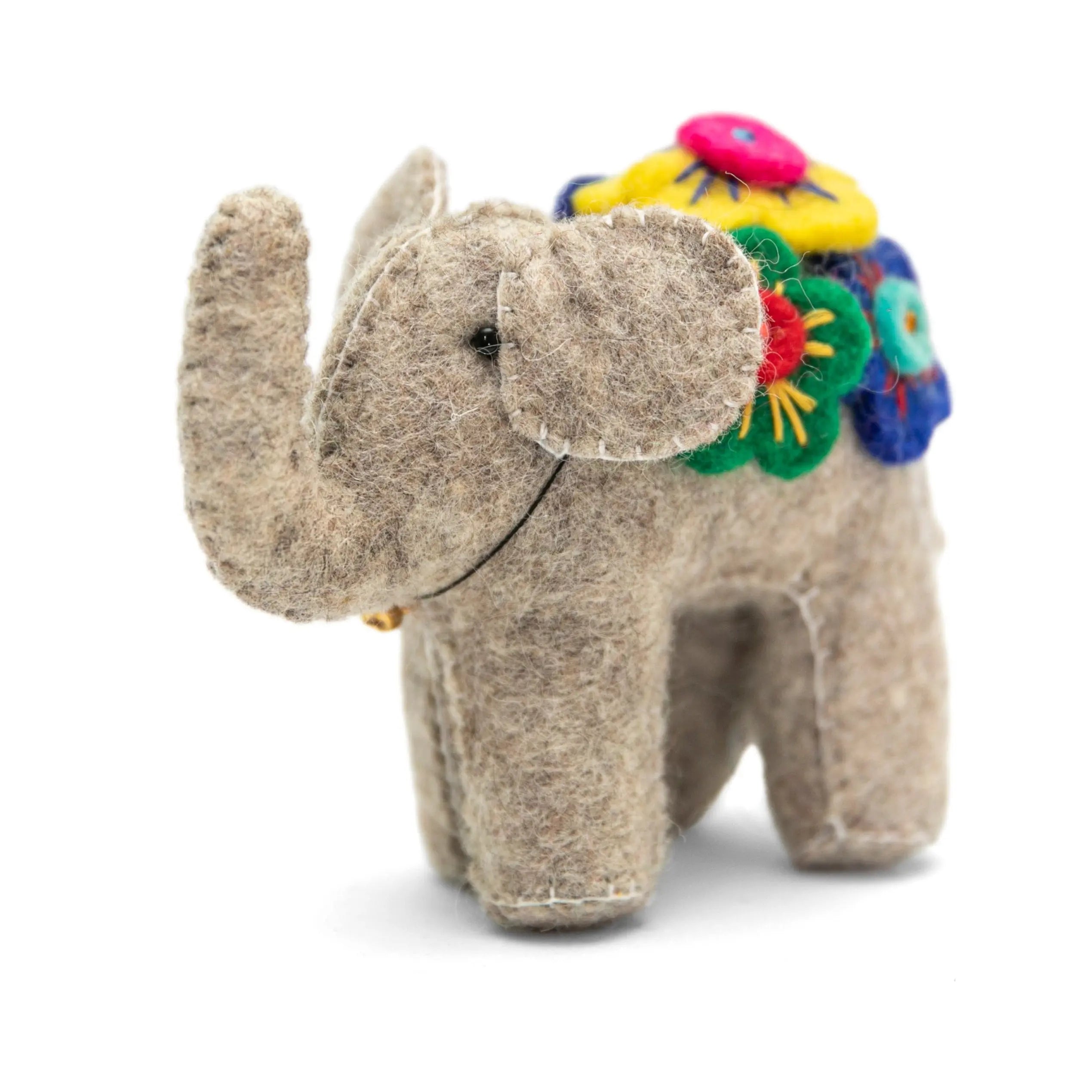 Premium Handcrafted Felt Elephant: Eco-Friendly Stuffed Animal for Kids - Best HimalayaBest Himalaya