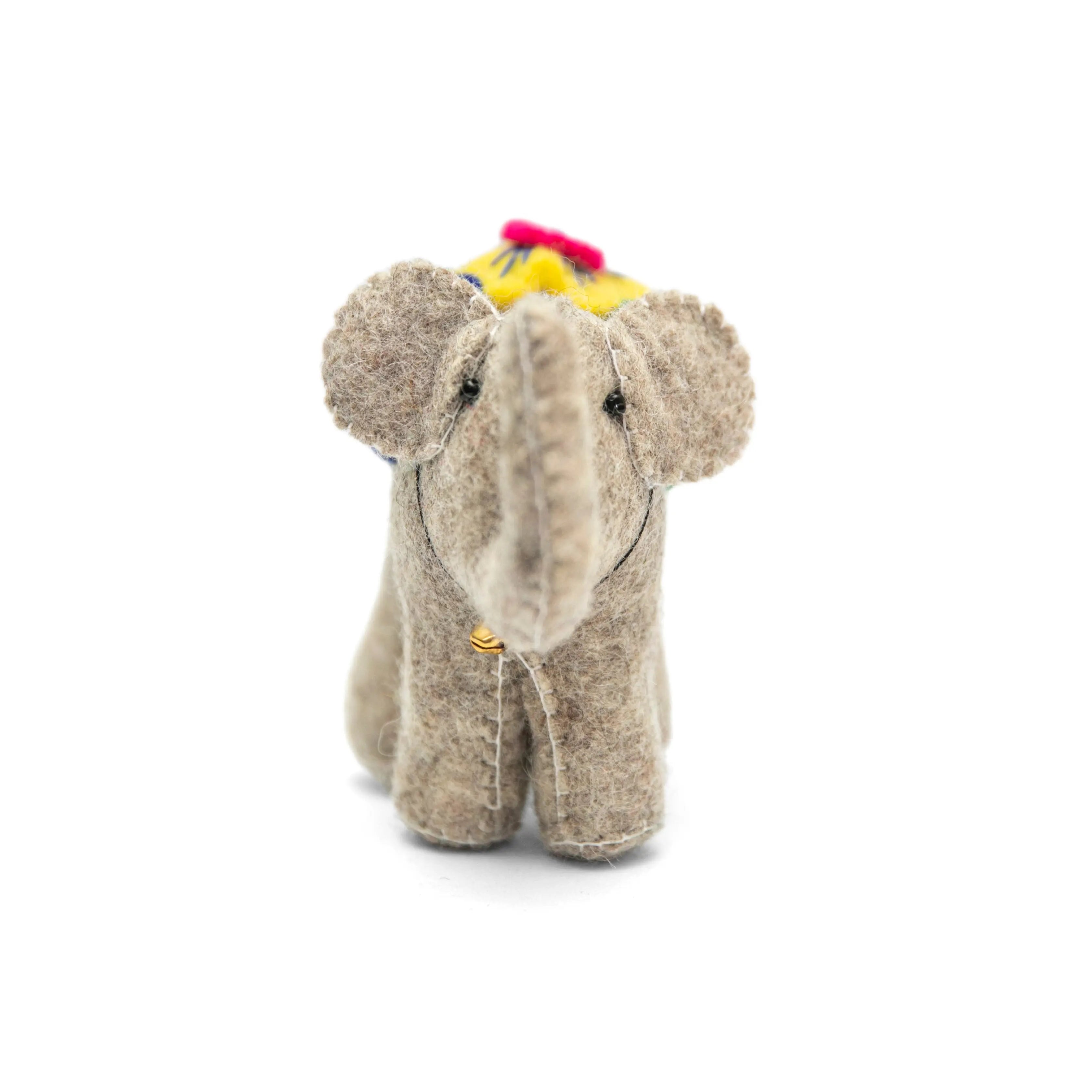 Premium Handcrafted Felt Elephant: Eco-Friendly Stuffed Animal for Kids - Best HimalayaBest Himalaya