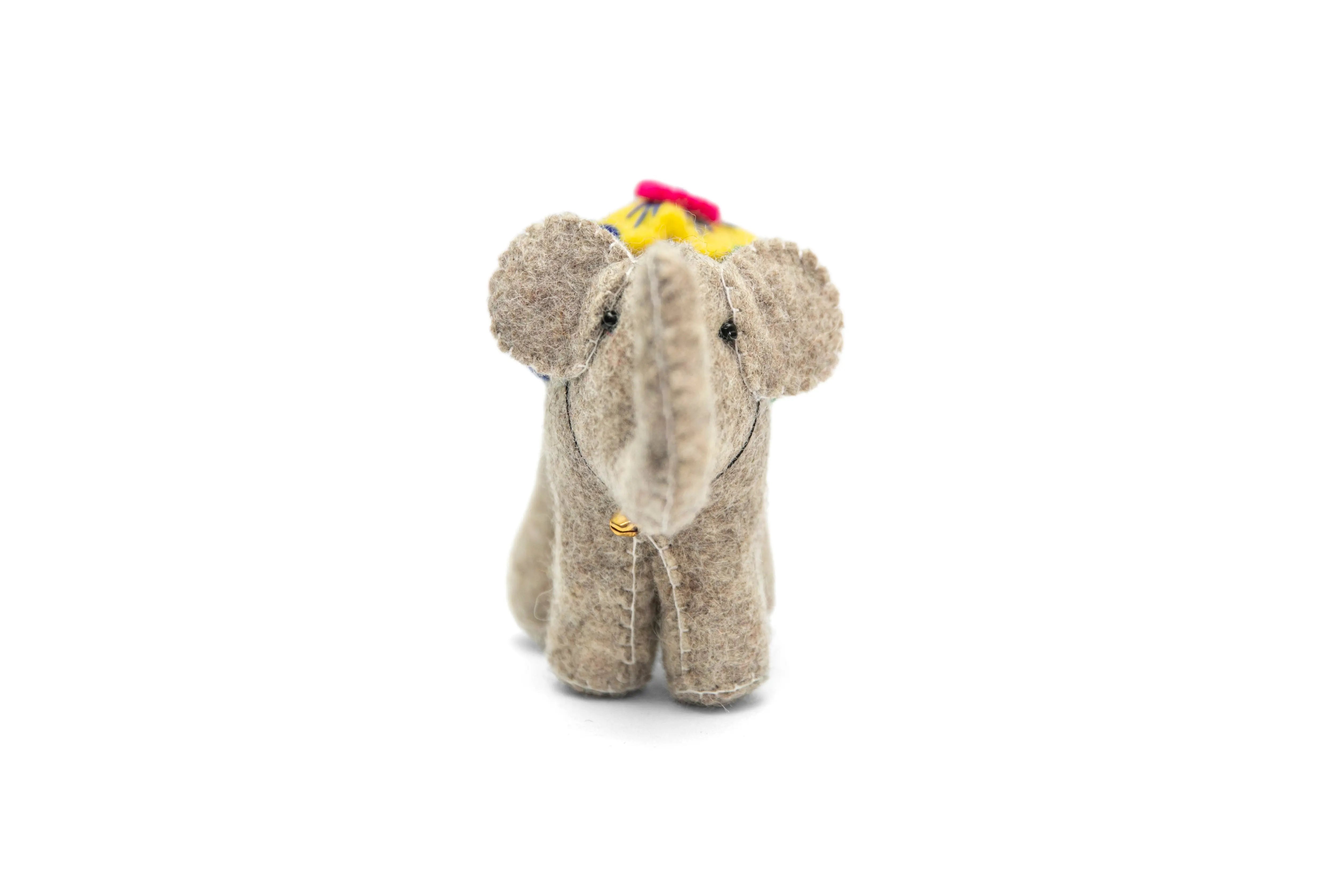 Premium Handcrafted Felt Elephant: Eco-Friendly Stuffed Animal for Kids - Best HimalayaBest Himalaya