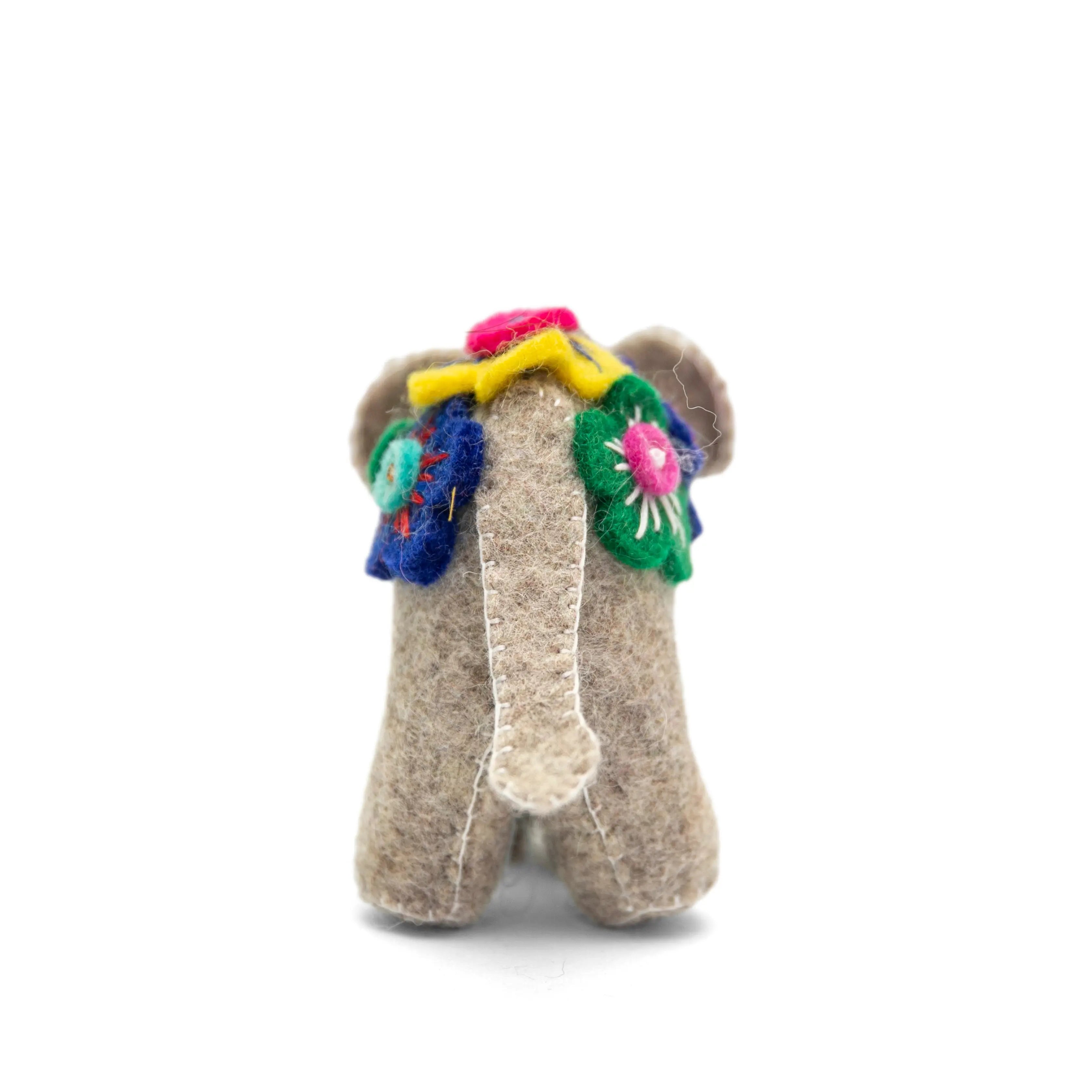 Premium Handcrafted Felt Elephant: Eco-Friendly Stuffed Animal for Kids - Best HimalayaBest Himalaya
