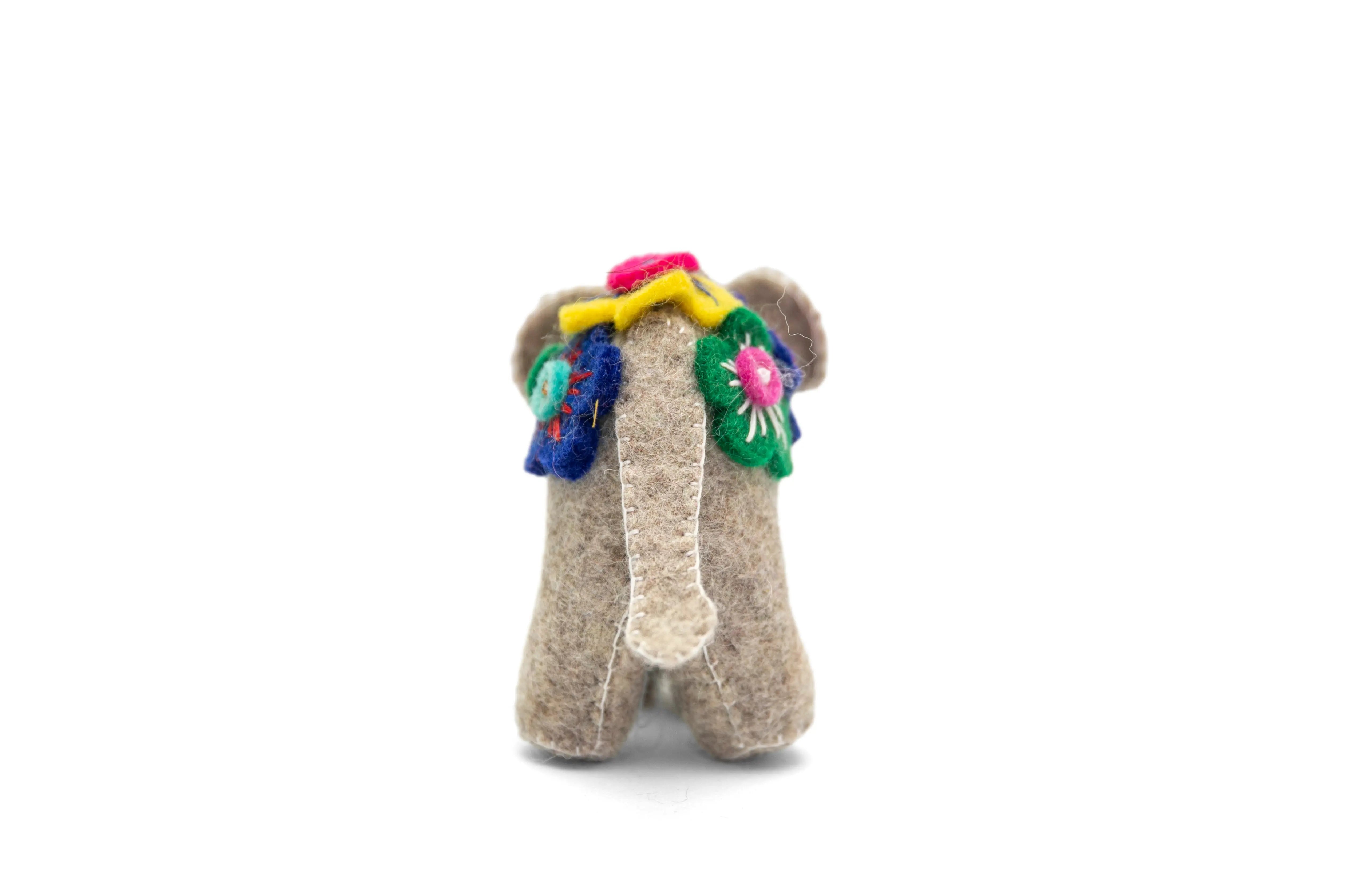 Premium Handcrafted Felt Elephant: Eco-Friendly Stuffed Animal for Kids - Best HimalayaBest Himalaya