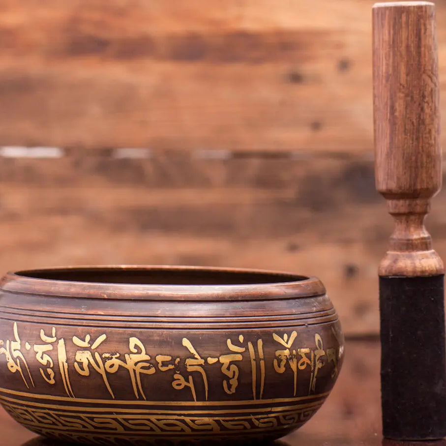 Premium Quality Singing Bowl Set with Stick and Cushion Pillow - Best Himalaya