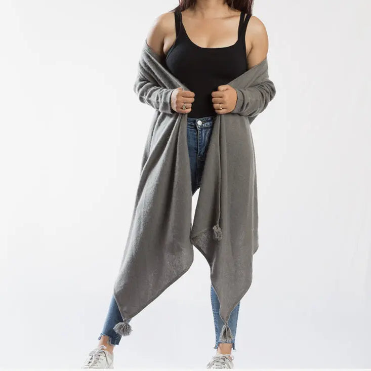 Pure Pashmina High-Low Style Outer - Best HimalayaBest Himalaya