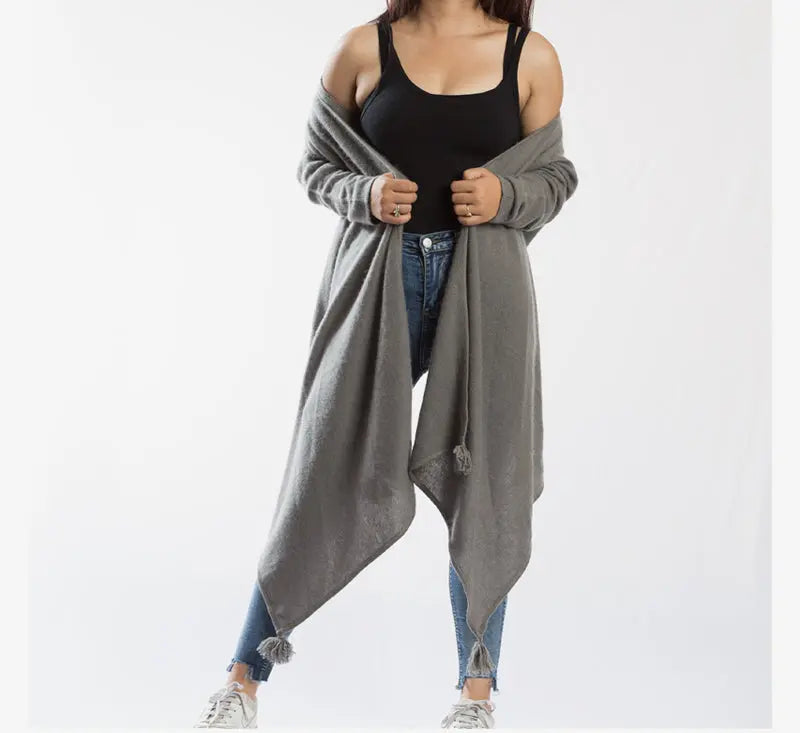 Pure Pashmina High-Low Style Outer - Best HimalayaBest Himalaya