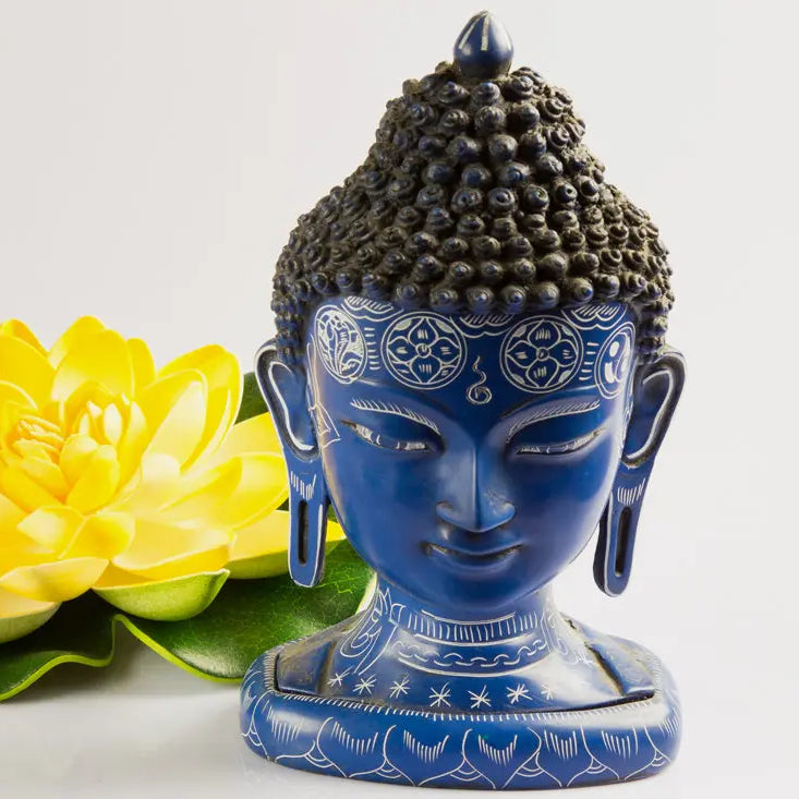 Resin Buddha Head Statue - Best Himalaya
