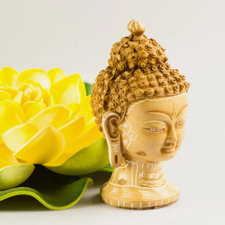 Resin buddha head statue - Best HimalayaBest Himalaya