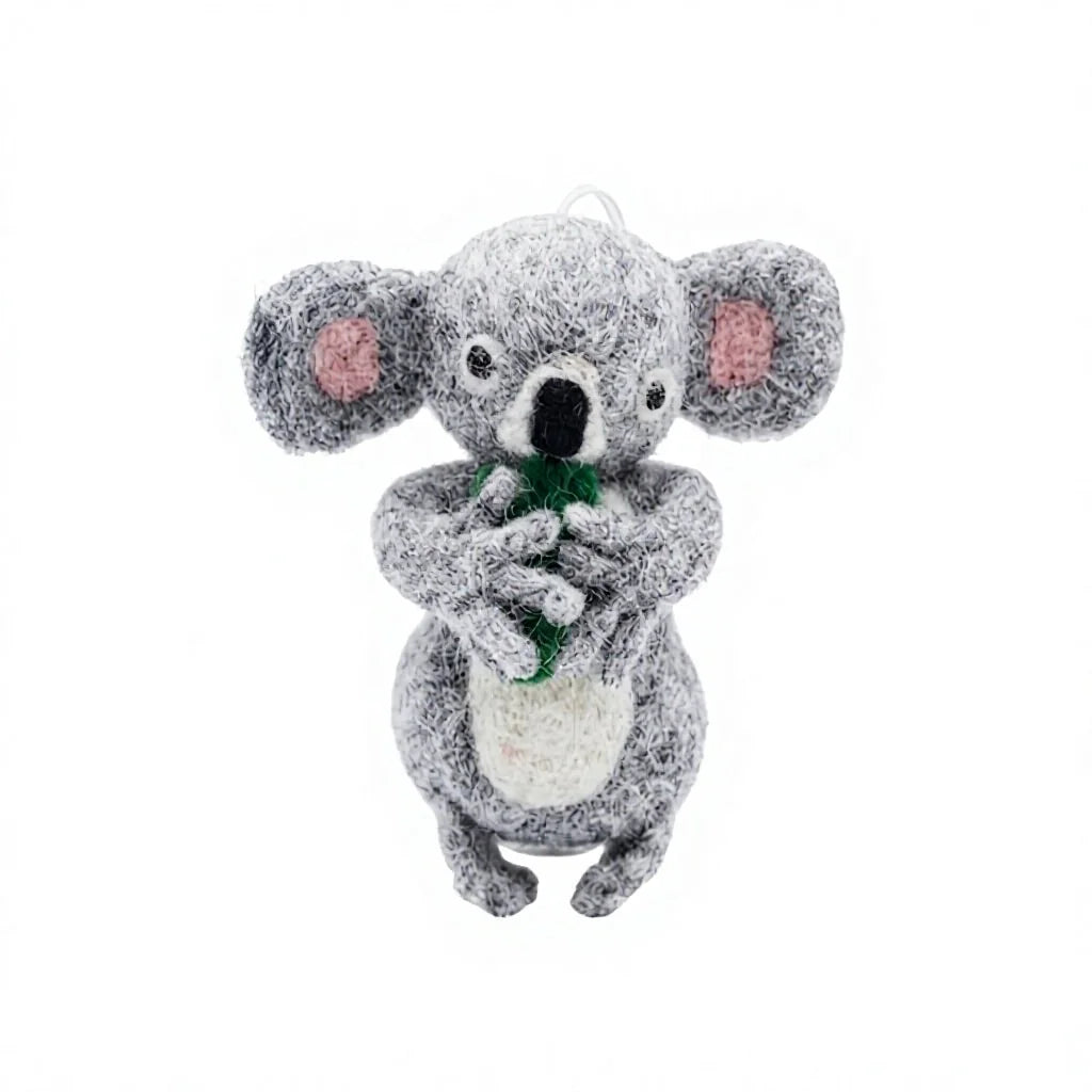 Felt Wool Koala Christmas Ornament Wall Hanging Cartoon Animal Decor – view 2