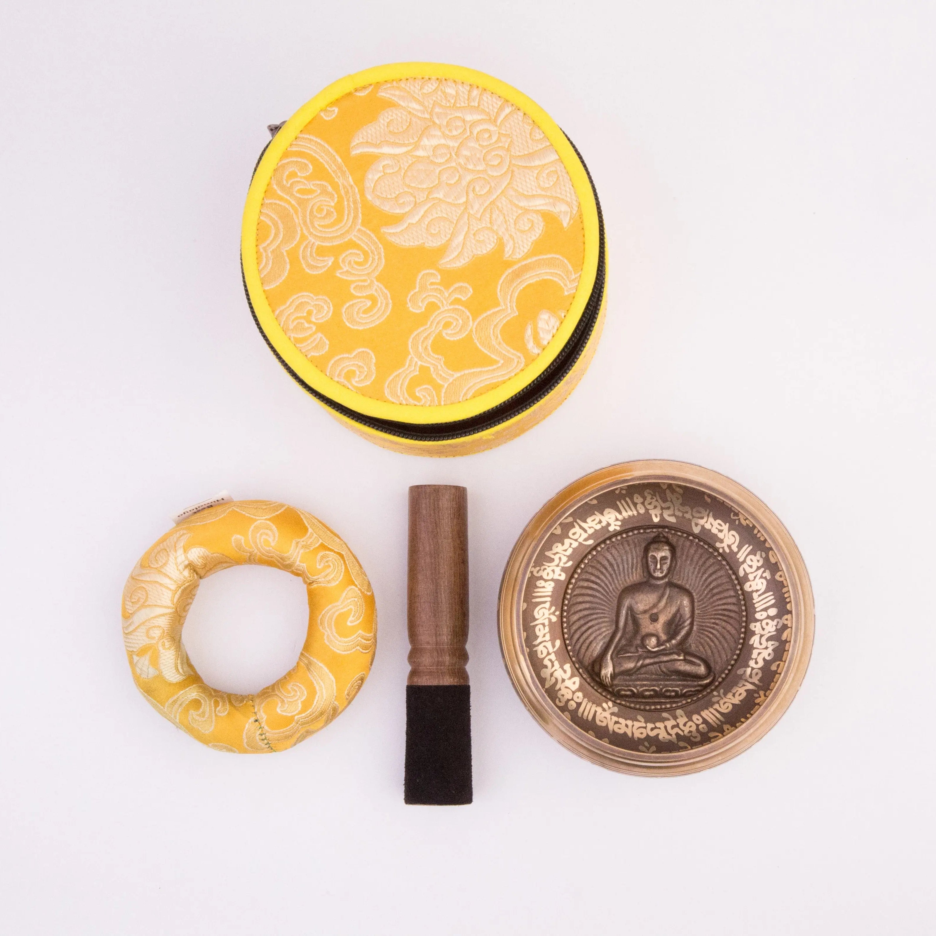 Singing Bowl Gift Set: Elevate Your Meditation Practice with Tranquil Tone - Best HimalayaBest Himalaya