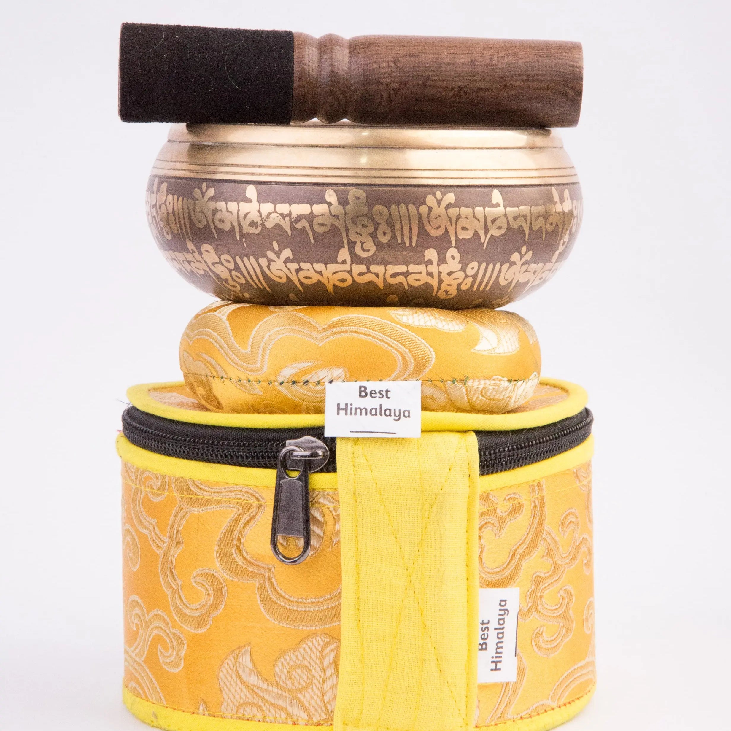 Singing Bowl Gift Set: Elevate Your Meditation Practice with Tranquil Tone - Best HimalayaBest Himalaya