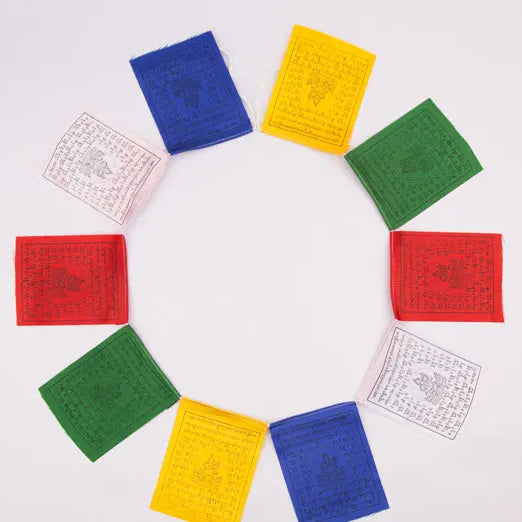 Single String Tibetan Mantra Prayer Flag Set: Embrace Peace and Blessings - Best HimalayaBest Himalaya
