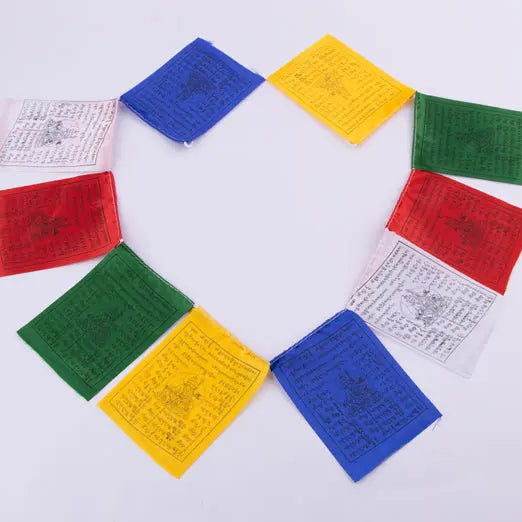 Single String Tibetan Mantra Prayer Flag set - Best HimalayaBest Himalaya
