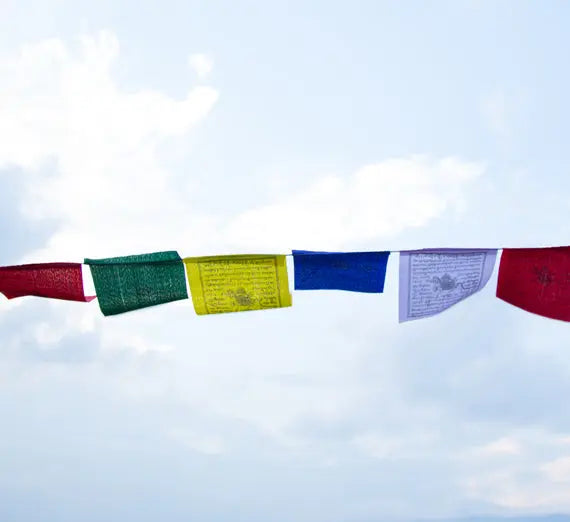 Single String Tibetan Mantra Prayer Flag set - Best HimalayaBest Himalaya