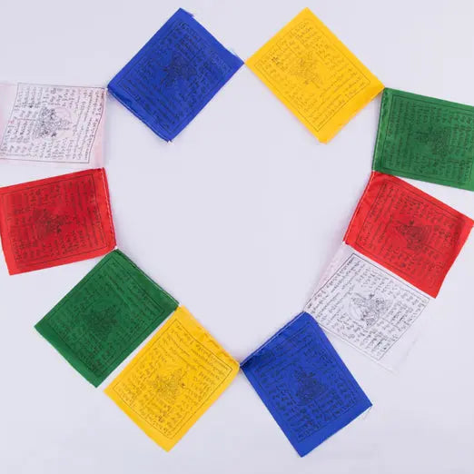 Single String Tibetan Mantra Prayer Flag set - Best HimalayaBest Himalaya