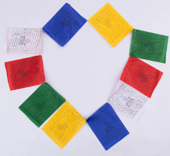 Single String Tibetan Mantra Prayer Flag set - Best HimalayaBest Himalaya