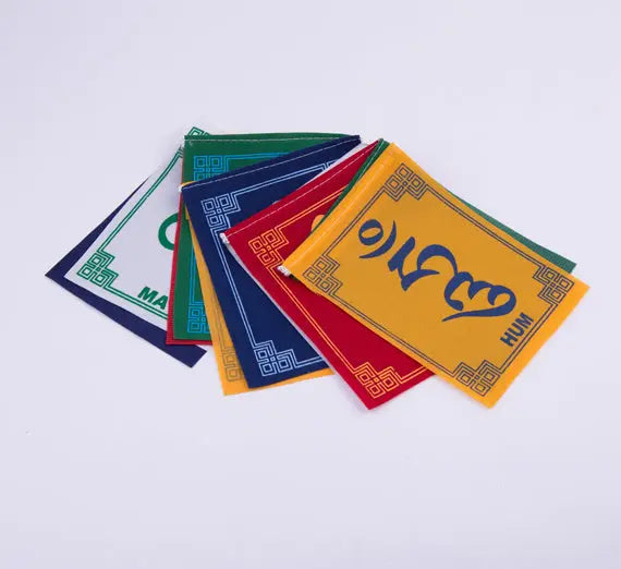 Single String om mani Tibetan Prayer Flag Handmade in Nepal - Best HimalayaBest Himalaya