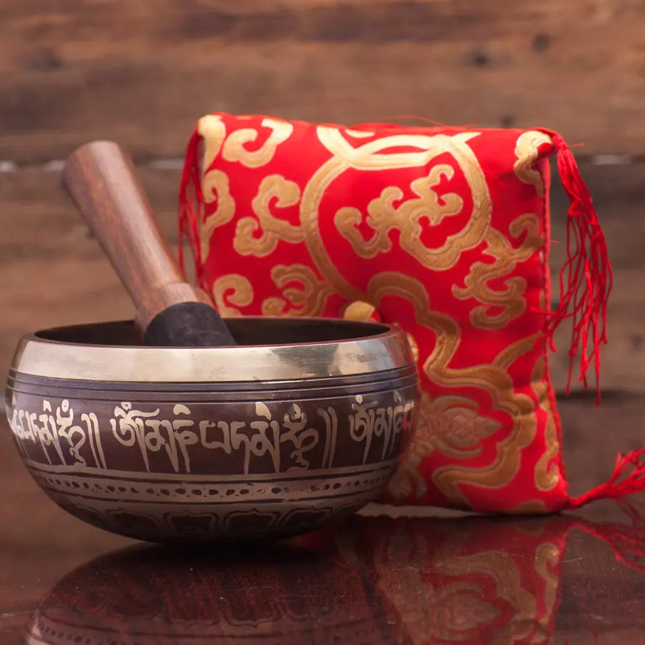 Special Bajra & Dorje Symbol Tibetan Singing Bowl - Best HimalayaBest Himalaya