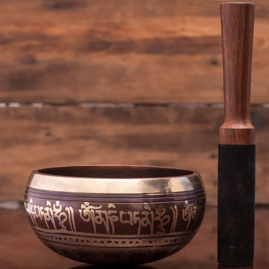 Special Bajra & Dorje Symbol Tibetan Singing Bowl - Best HimalayaBest Himalaya