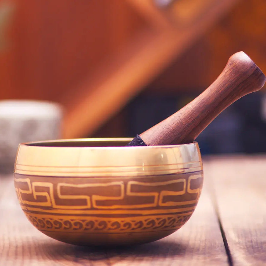 Special Chakra Symbol Tibetan Bowl - Best Himalaya