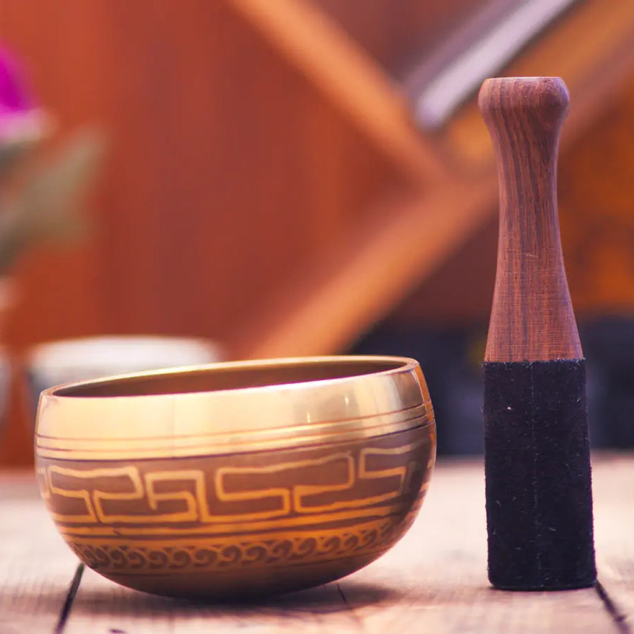 Special Chakra Symbol Tibetan Bowl - Best Himalaya