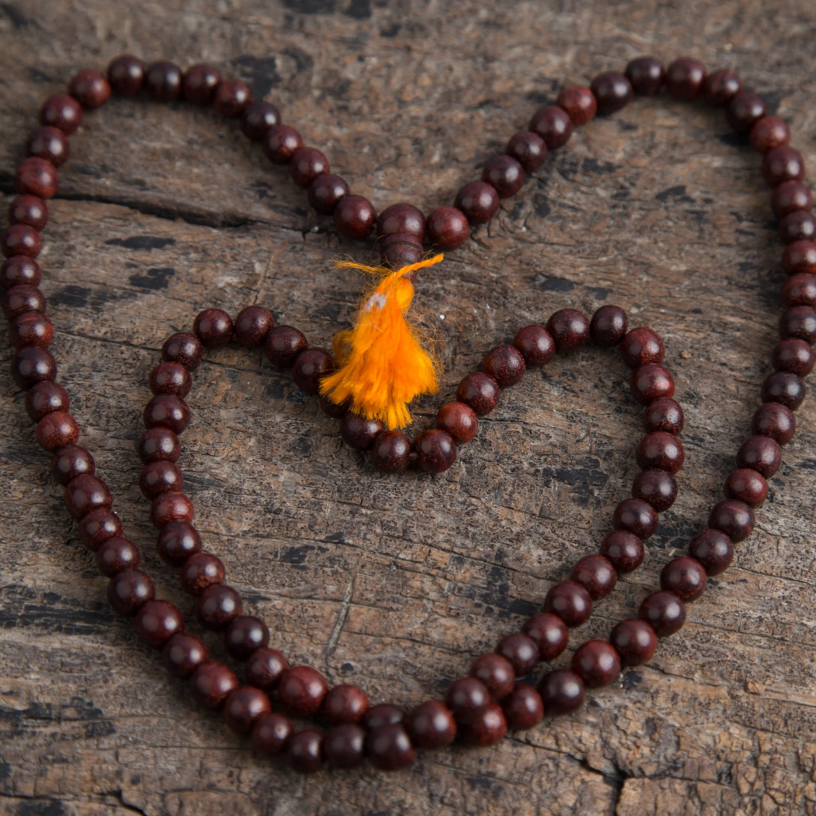 Tibetan Buddhist Rose Wood Prayer Mala Beads - Best HimalayaBest Himalaya